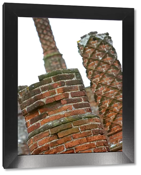 Chimneys at Framlingham Castle N071520