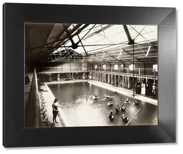 Peoples Palace swimming baths in 1888 BL08718