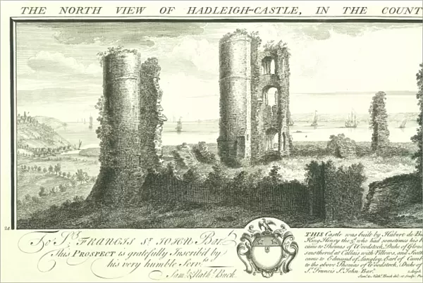 Hadleigh Castle engraving N070813