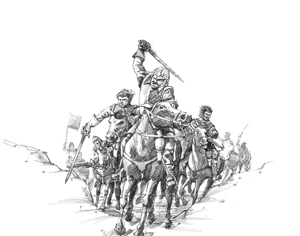 Scottish cavalry, Battle of Newburn Ford IC070_001