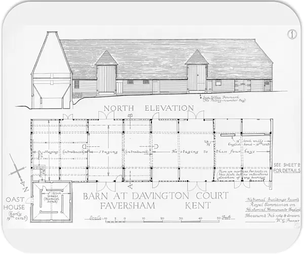 Barn and Oast House at Davington Court, Faversham MD64_00258