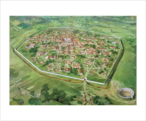 Silchester Roman City Walls J950063