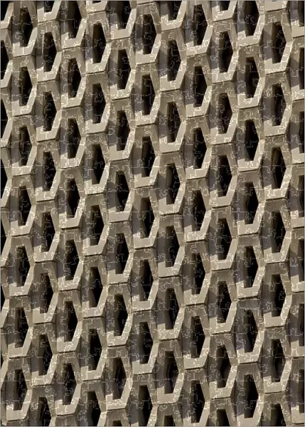 Detail of concrete blockwork DP069393
