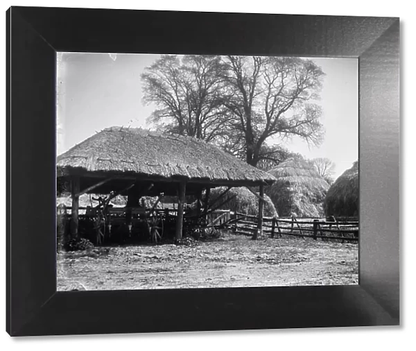 Thatched cart shed MCF01_02_1484