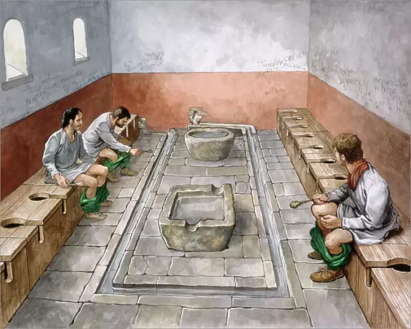 Roman latrine J000112