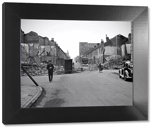 Bomb damage, Birmingham 1942 OP09007