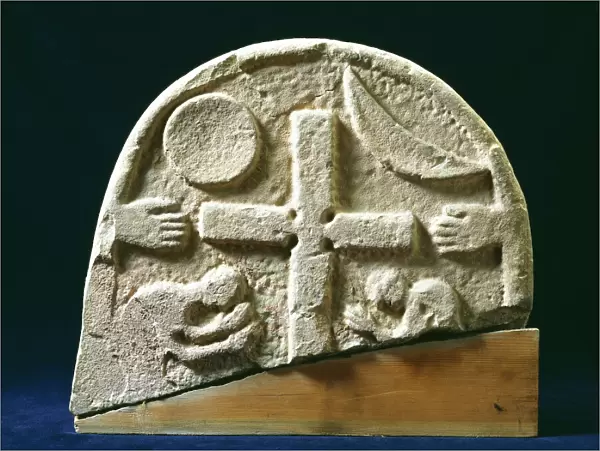 Lindisfarne Priory Stone J880194