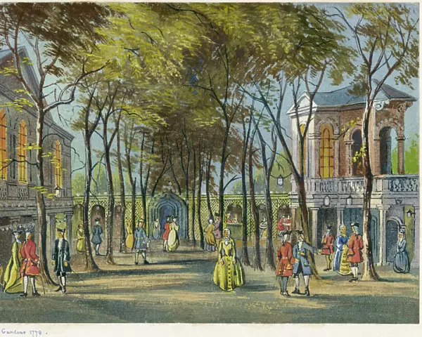 Marylebone Gardens, London 1778 N110046