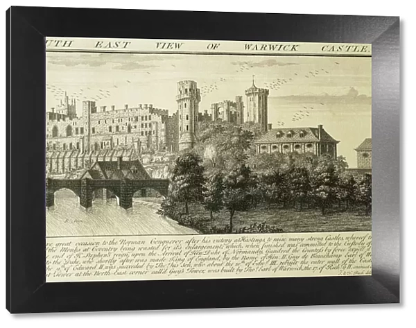 Warwick Castle engraving J060015