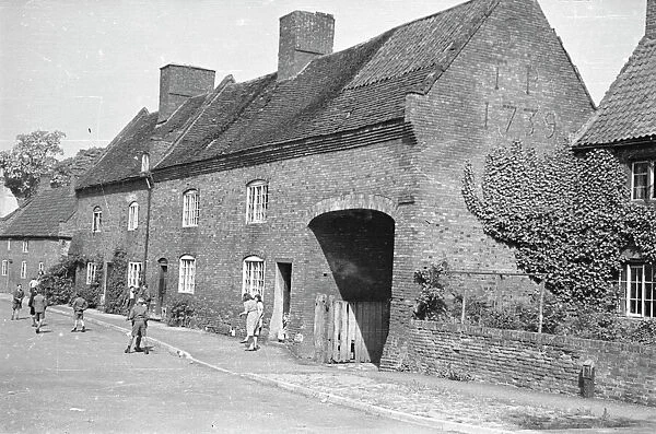 Home Farm, Church Street, Bunny, Rushcliffe, Nottinghamshire. The carriage entrance