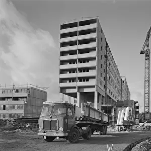 Engineering and Construction Photographic Print Collection: Building Housing schemes