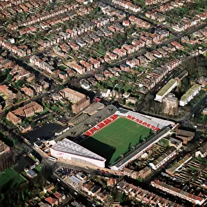 Football grounds from the air Poster Print Collection: Former Grounds