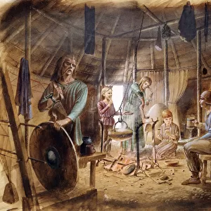 Reconstructing the Past Photo Mug Collection: Iron Age Illustrations