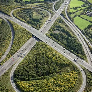 Engineering and Construction Photographic Print Collection: Building Motorways