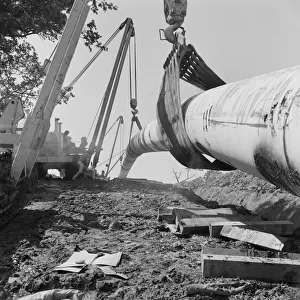 Engineering and Construction Metal Print Collection: Pipelines