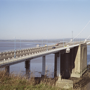 Building Motorways Framed Print Collection: Severn Crossing M48