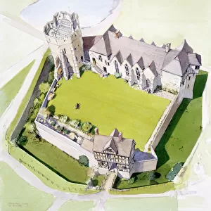 Midland Castles Poster Print Collection: Stokesay Castle