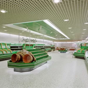 Empty supermarket JLP01_10_54636