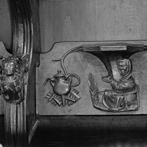 Medieval Art and Sculpture Photographic Print Collection: Misericords