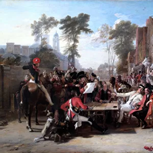 Waterloo 200 Canvas Print Collection: After the Battle - Memorials