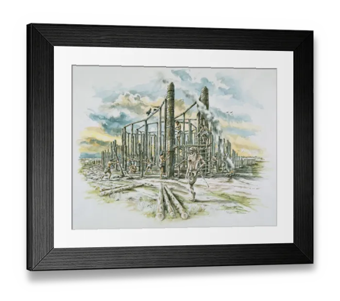 Framed Print : Durrington Walls J930177 Framed Print : Durrington Walls J930177