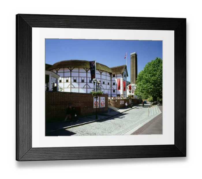 Framed Print : Globe Theatre J060051