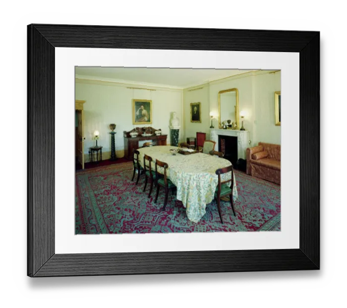 Framed Print : Down House Dining Room J000033