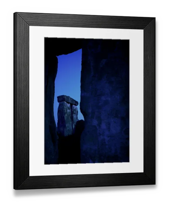 Framed Print : Stonehenge at night K940305