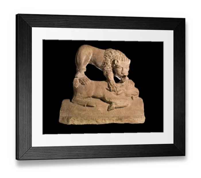 Framed Print : The Corbridge Lion N080064 Framed Print : The Corbridge Lion N080064