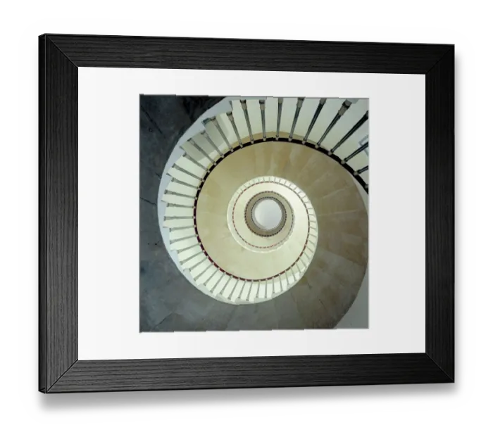 Framed Print : Spiral staircase a99_08858