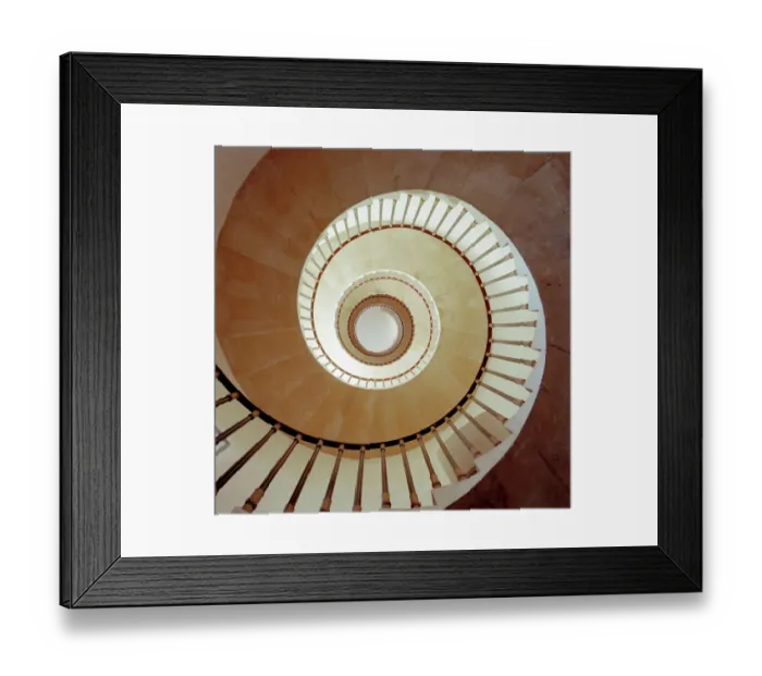 Framed Print : Spiral staircase a99_08858V