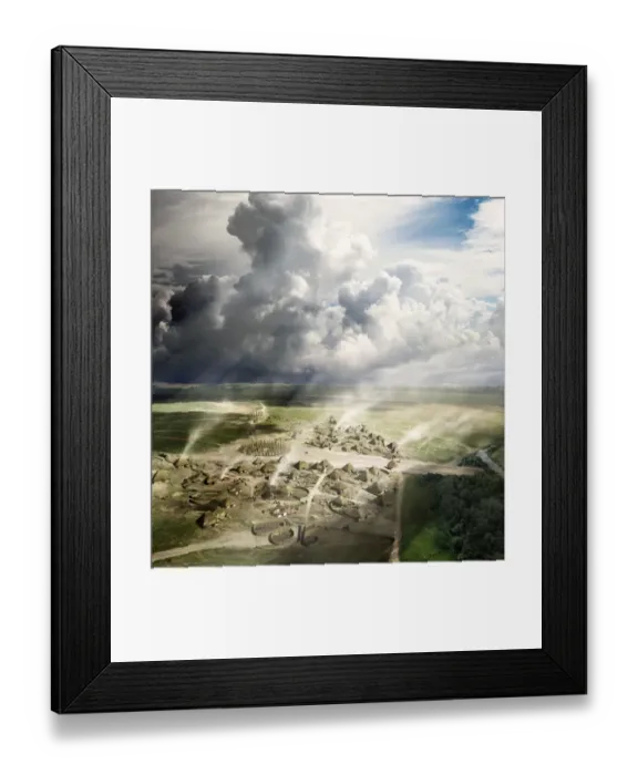 Framed Print : Durrington Walls N130053 Framed Print : Durrington Walls N130053
