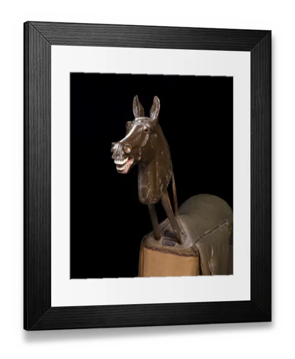 Framed Print : Haydocks exercise horse N080066