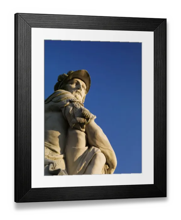 Framed Print : Wrest Park garden statue N071377