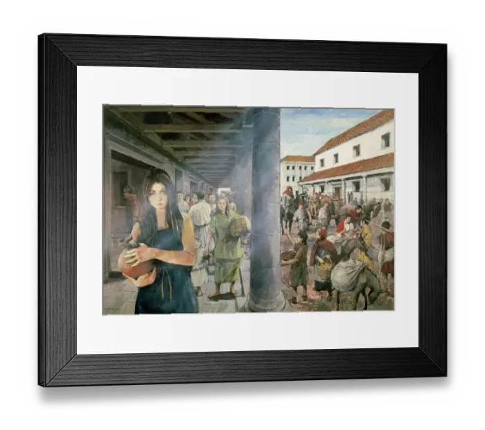 Framed Print : Wroxeter Roman City J900404