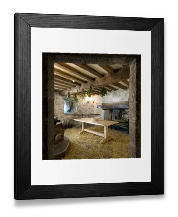Framed Print : Yarmouth Castle kitchen N070153