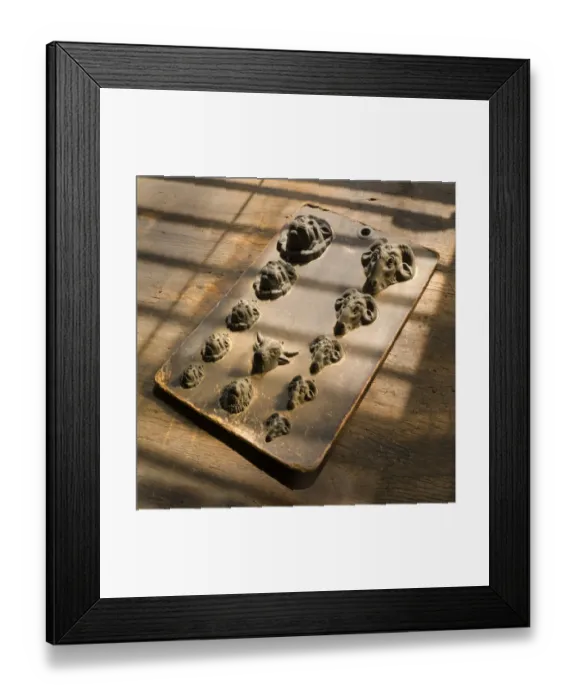 Framed Print : J. W. Evans, sample card N080109