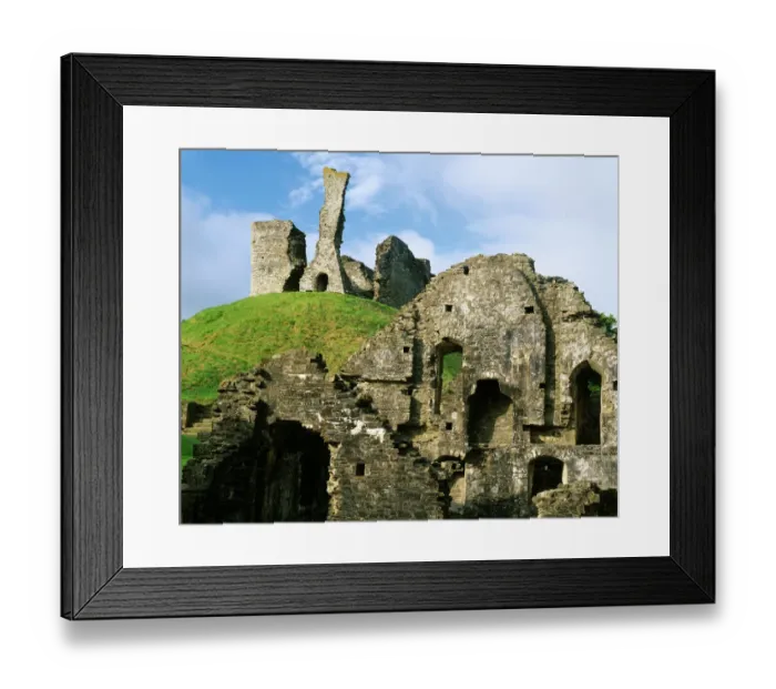 Framed Print : Okehampton Castle K981215 Framed Print : Okehampton Castle K981215