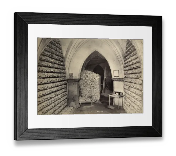 Framed Print : Crypt Hythe Church AL0196_007_02 Framed Print : Crypt Hythe Church AL0196_007_02