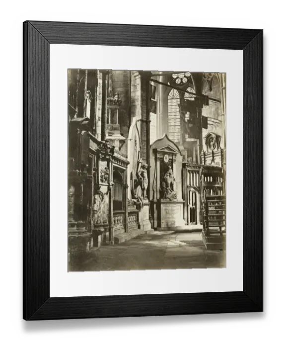 Framed Print : North aisle of Westminster Abbey AL2028_014_01