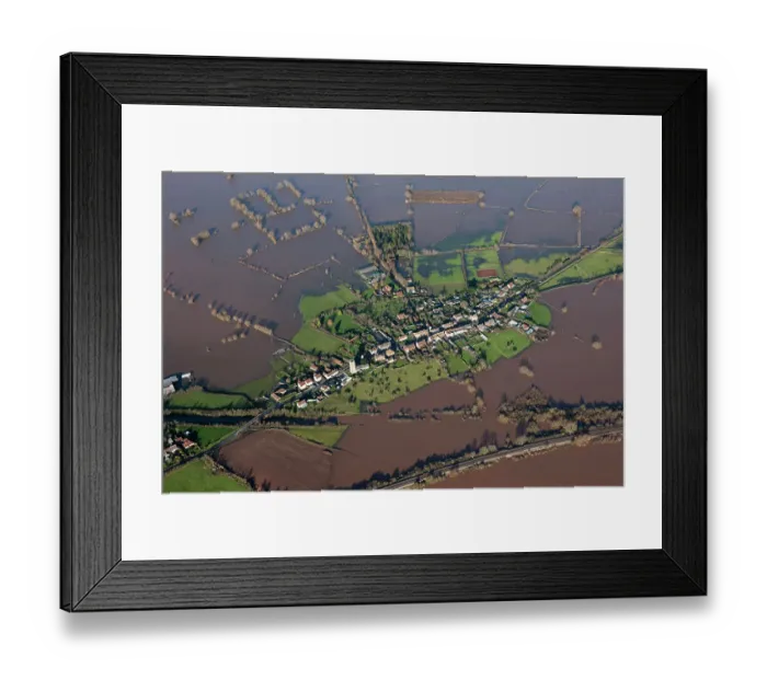 Framed Print : East Lyng flooding 27897_016