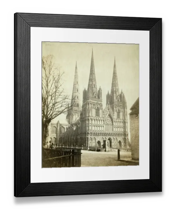 Framed Print : Lichfield Cathedral OP08956