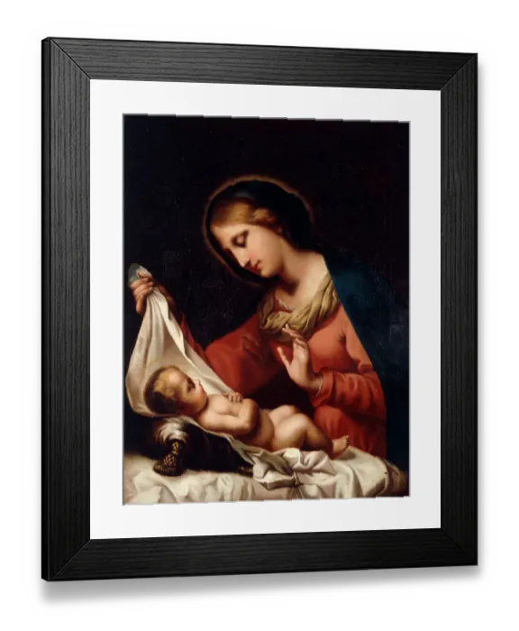 Framed Print : Madonna and Child J990106