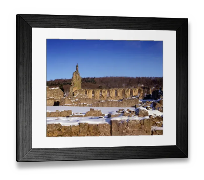 Framed Print : Byland Abbey K990167