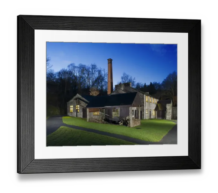 Framed Print : Stott Park Bobbin Mill N140030