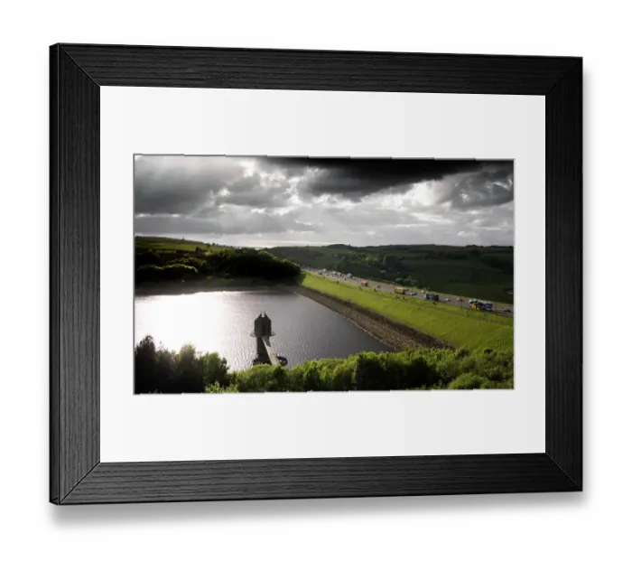 Framed Print : Scammonden Reservoir DP138288