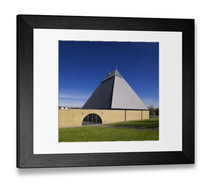 Framed Print : Church of St Bede, Basingstoke DP138349 Framed Print : Church of St Bede, Basingstoke DP138349