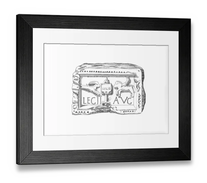 Framed Print : Legionary emblem IC048  /  095