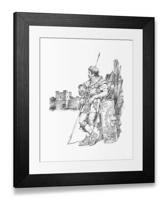 Framed Print : At ease IC048  /  030