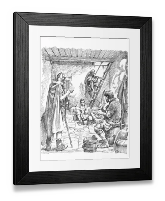 Framed Print : Life inside a turret IC048 / 059 Framed Print : Life inside a turret IC048 / 059